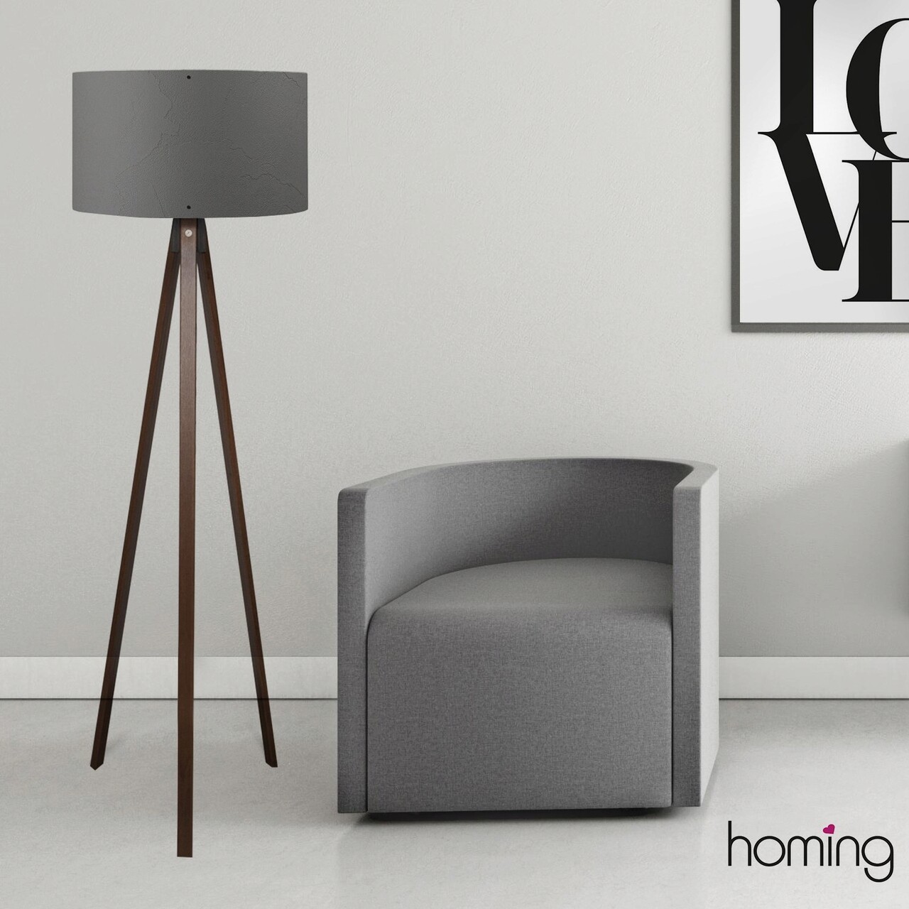 Lampadar, Opviq, 780SGN3475, Gri - imagine 4